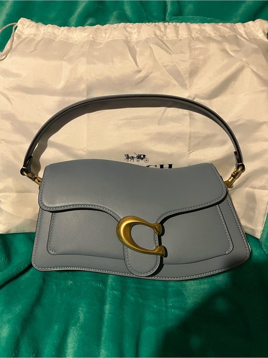 Coach Handbags - NWT Coach Twisted Tabby 26 in Blue with Gold Hardware